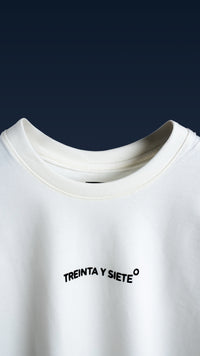 Camiseta Oversized Marfil