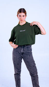 Camiseta Oversized verde