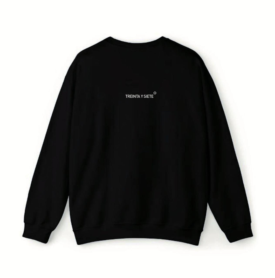 Crewneck Treinta y siete Negro